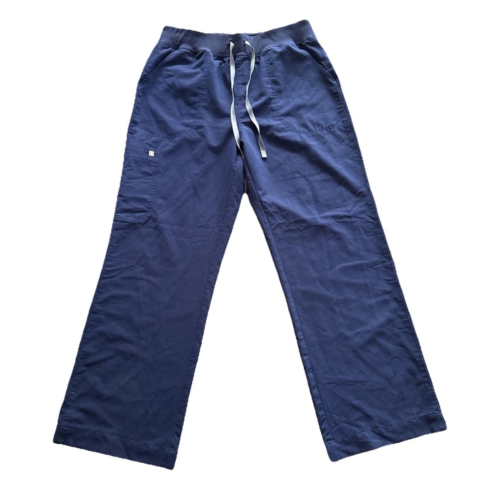 FIGS Women's XL Tall Yola Scrub Pants Navy Straight Leg